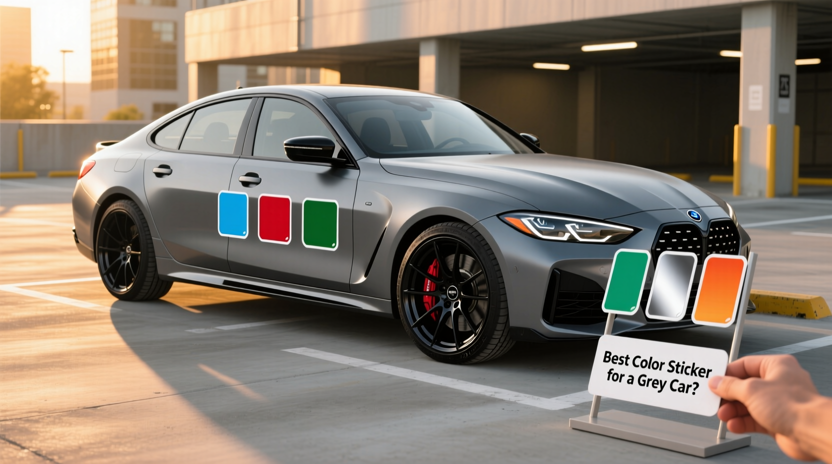 How to Choose Black Rims Gray Car, What Is the Best Color Sticker for a Grey Car?