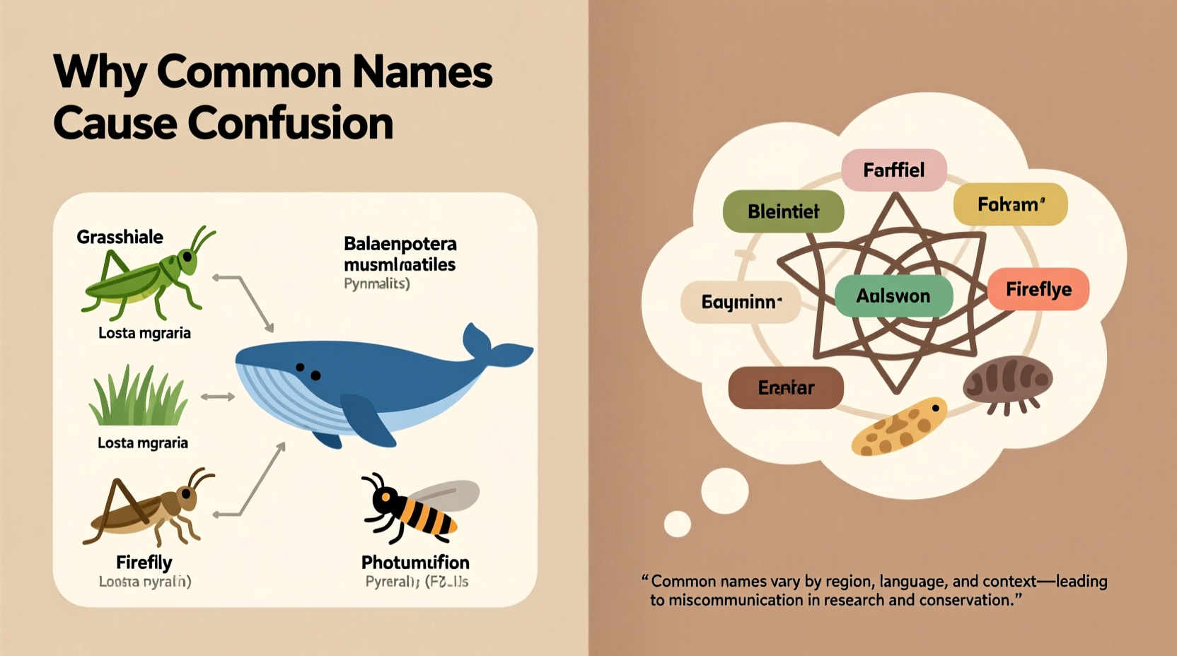common names in science why are they problematic