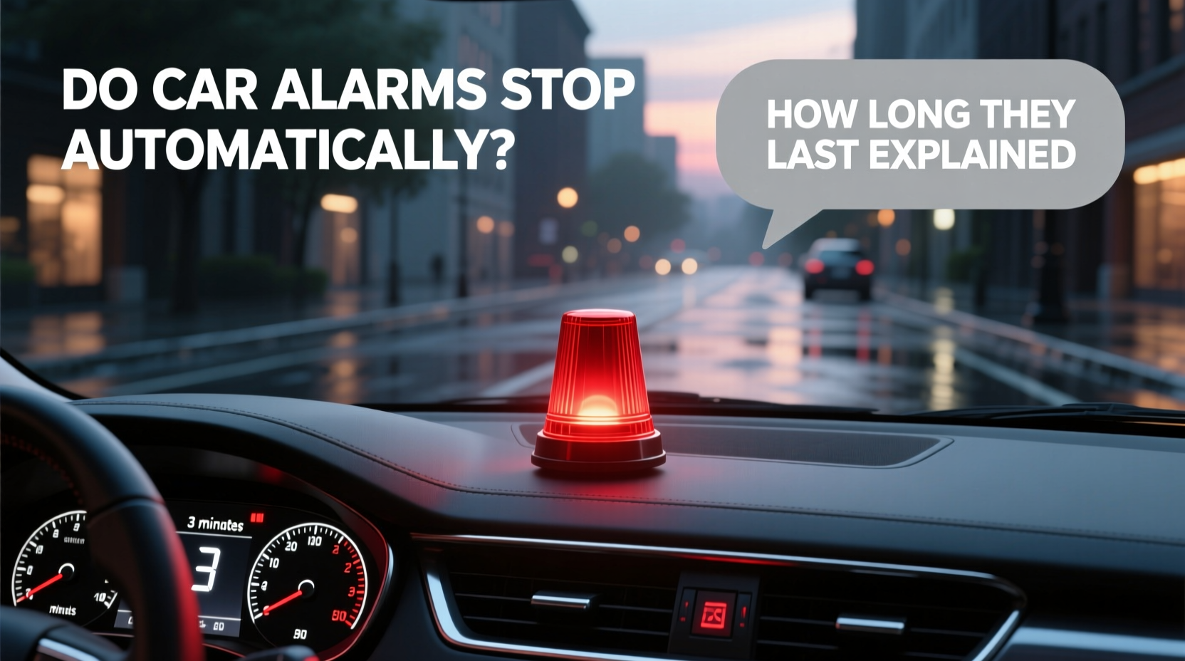 do car alarms stop