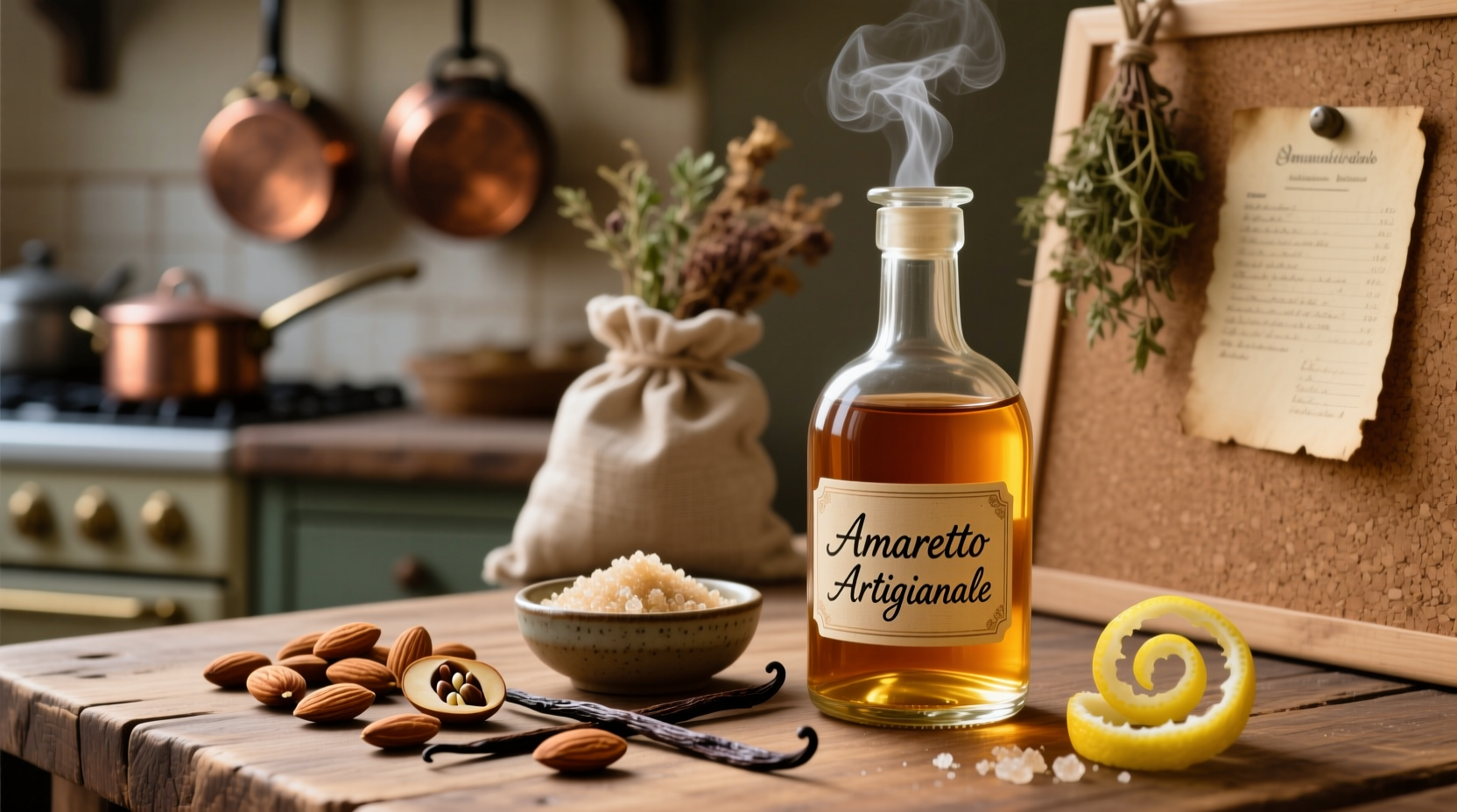 diy amaretto homemade almond liqueur recipe
