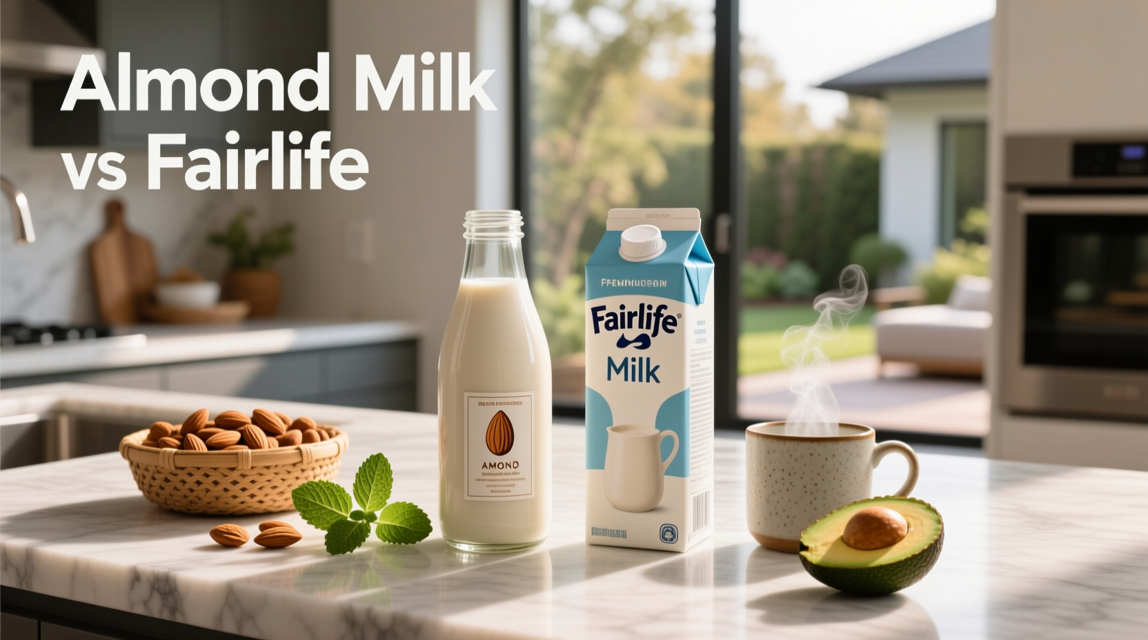almond milk vs fairlife protein vs low calorie choice