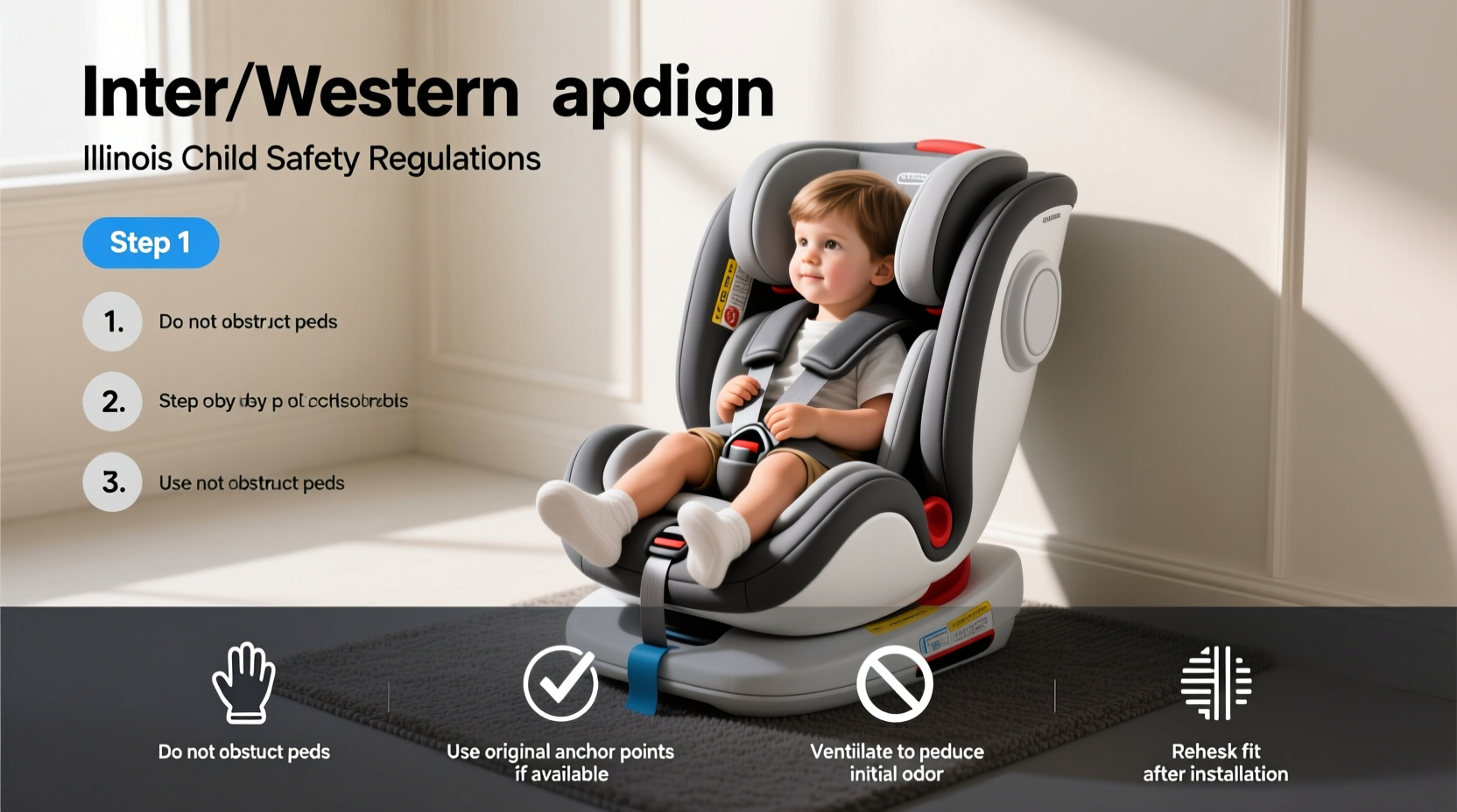 booster seat laws illinois