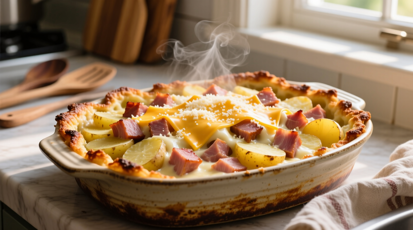ham and potato bake