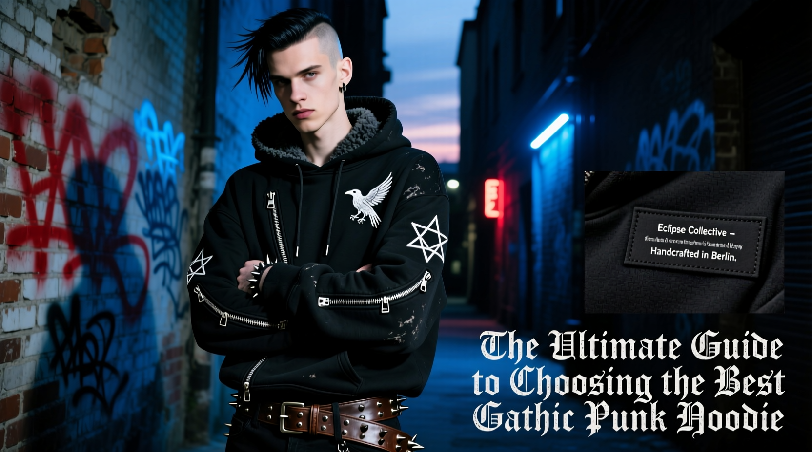the ultimate guide to choosing the best gothic punk hoodie for men style fit and quality tips