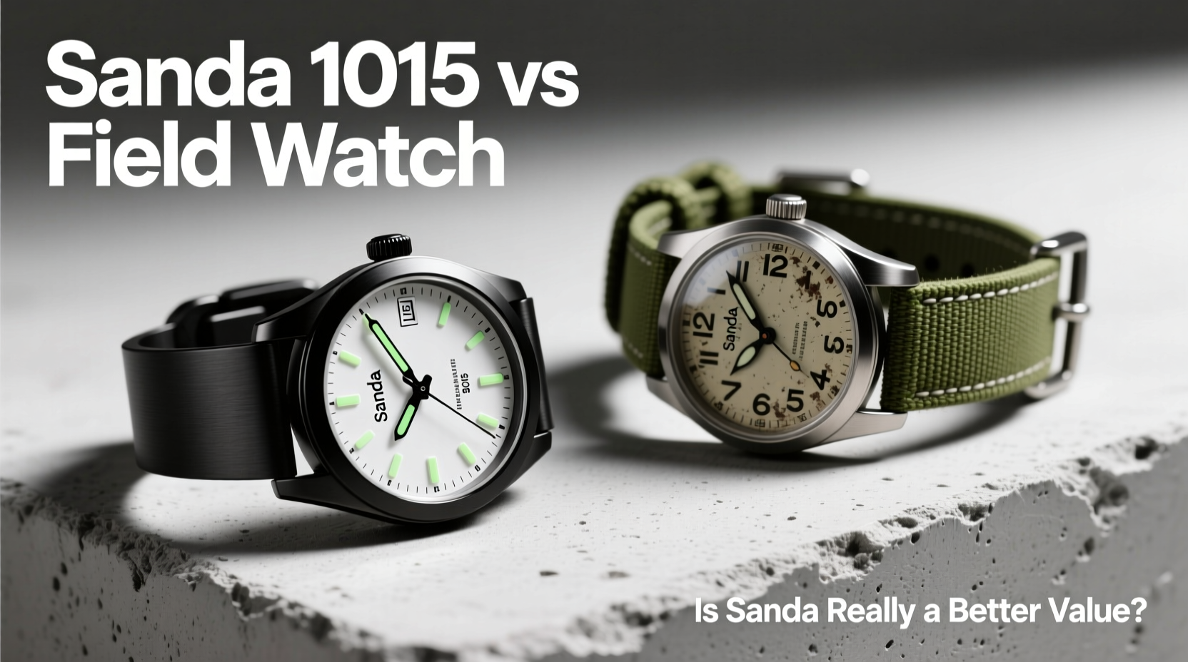 sanda 6015 vs field watch is the sanda really a better value