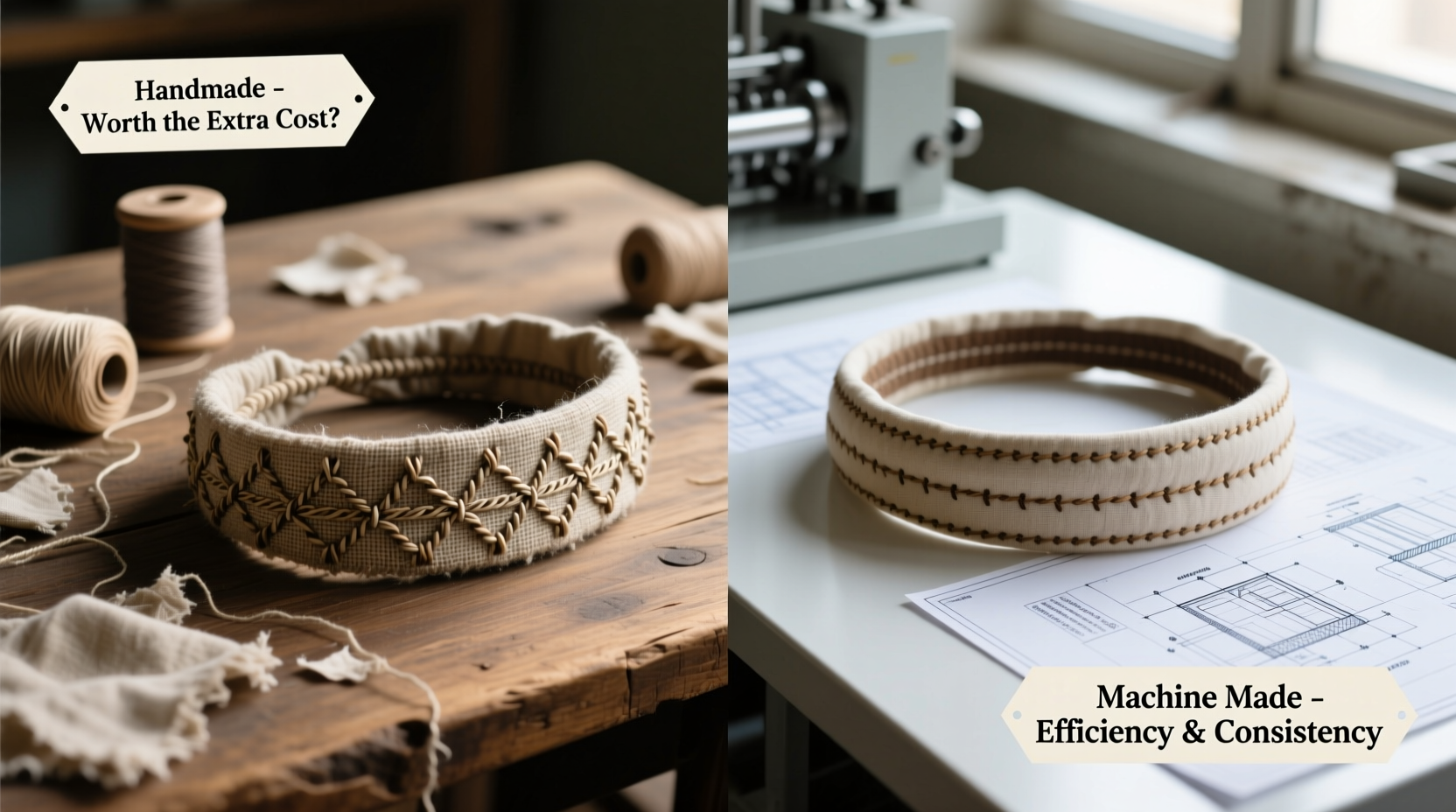 handmade vs machine made headbands is the extra cost worth it