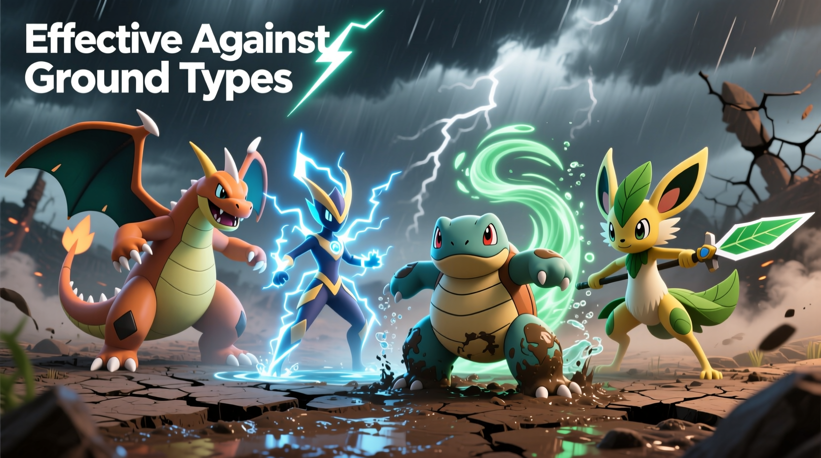 effective pokemon choices against ground types for your team