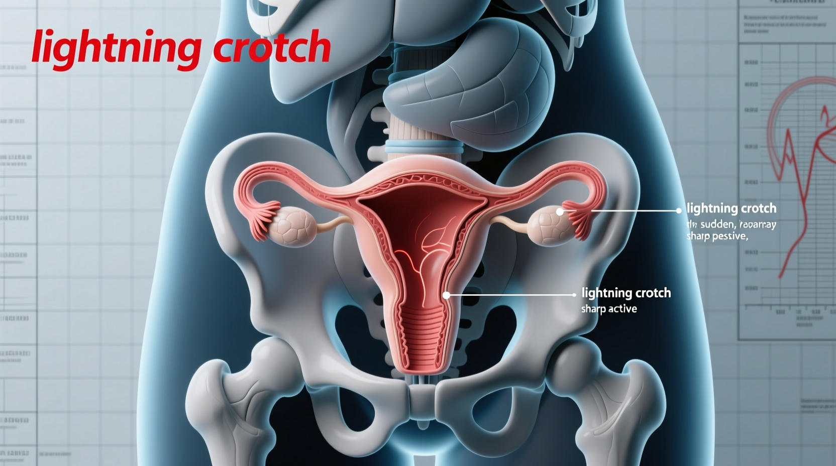 lightning crotch when not pregnant causes what it means