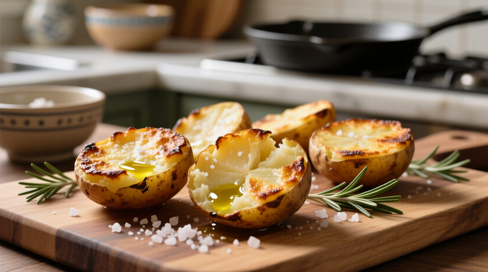 crispy smashed potatoes recipe