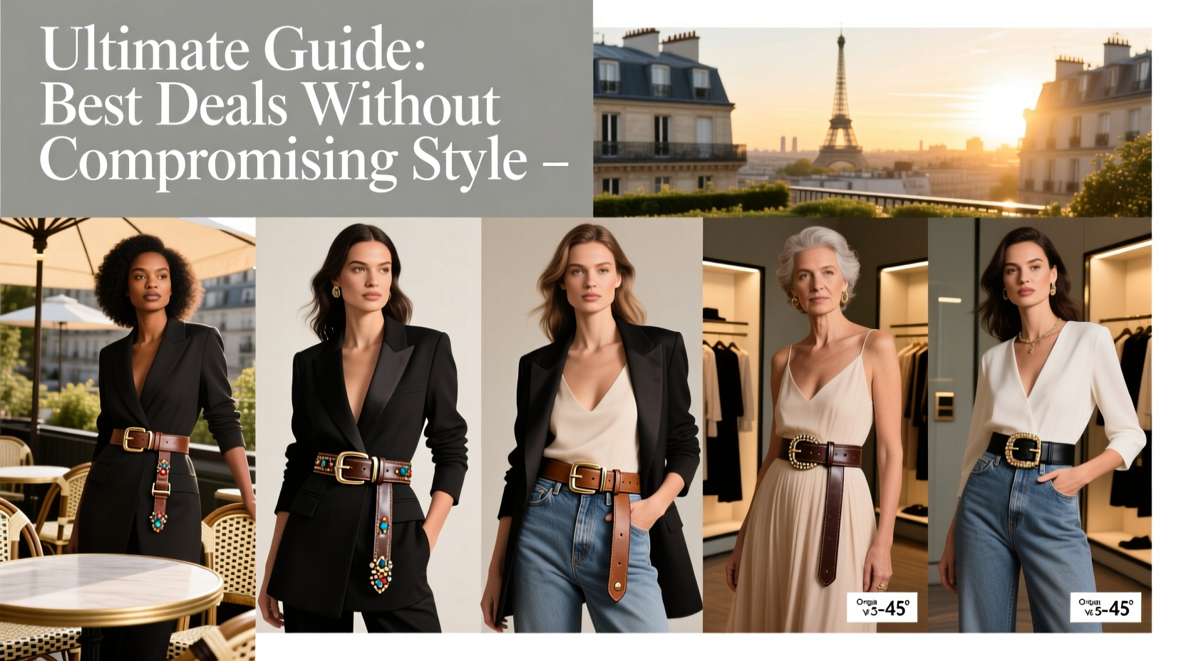 ultimate guide to finding the best deals on womens waist belts without compromising style