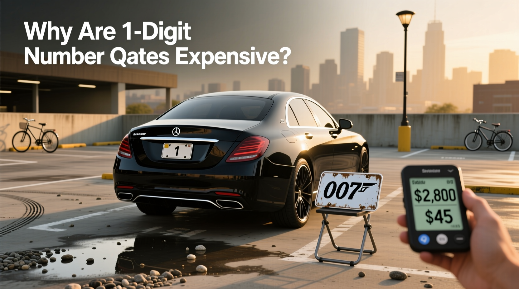 how to choose cheap number plates,Why are 1 digit plates expensive?