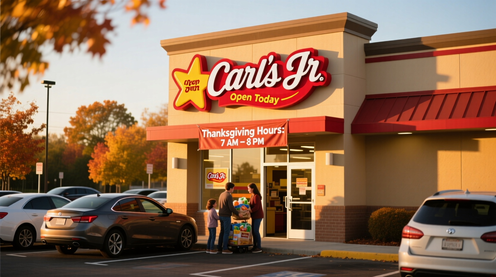 is carls jr open on thanksgiving