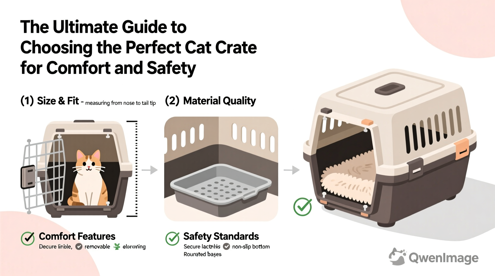 the ultimate guide to choosing the perfect cat crate for comfort and safety