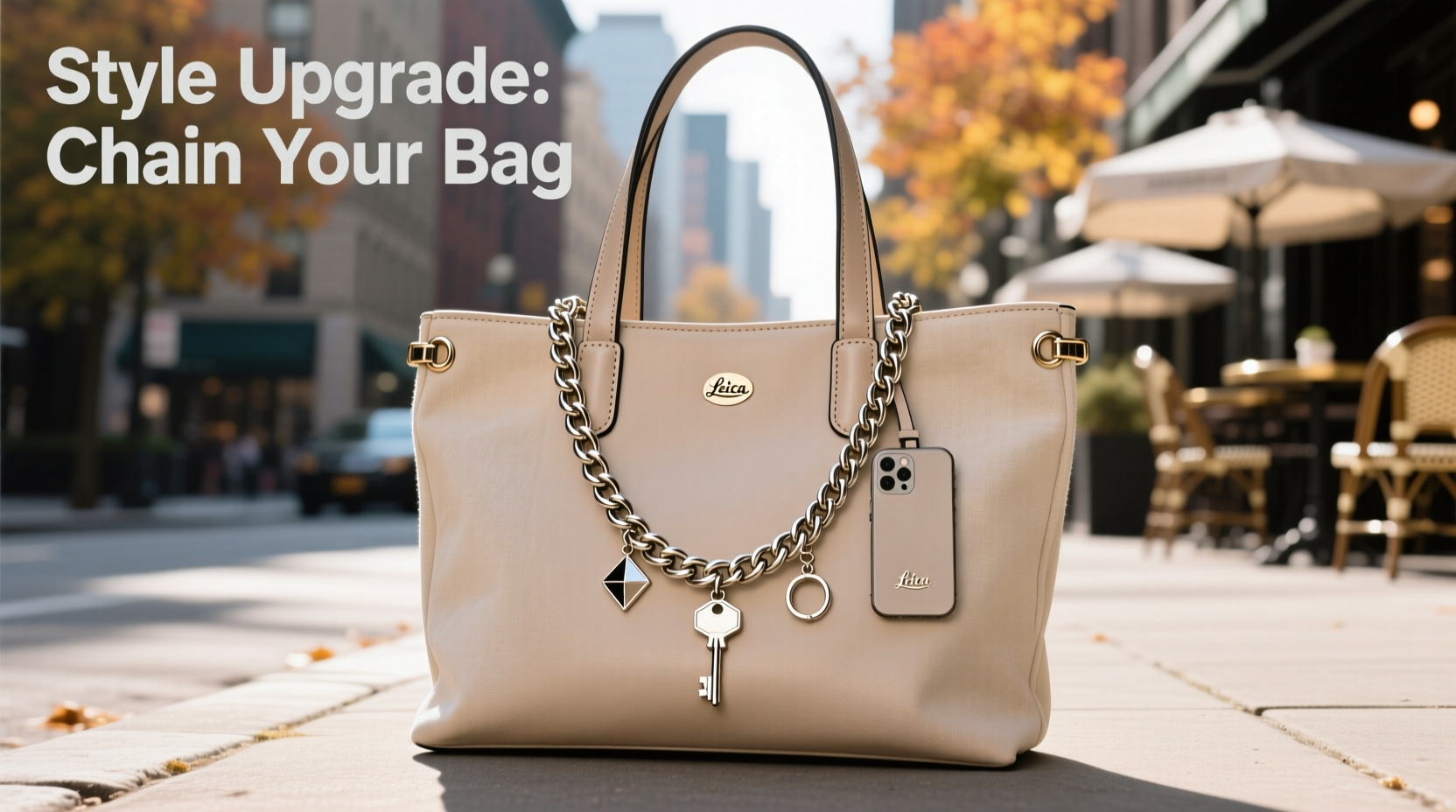 creative ways to replace your bag strap using a stylish phone chain