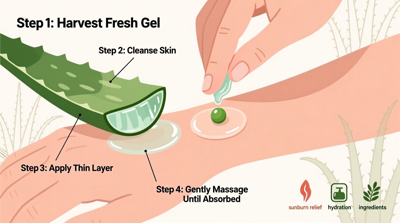 How to Use Aloe Vera Gel on Skin Properly