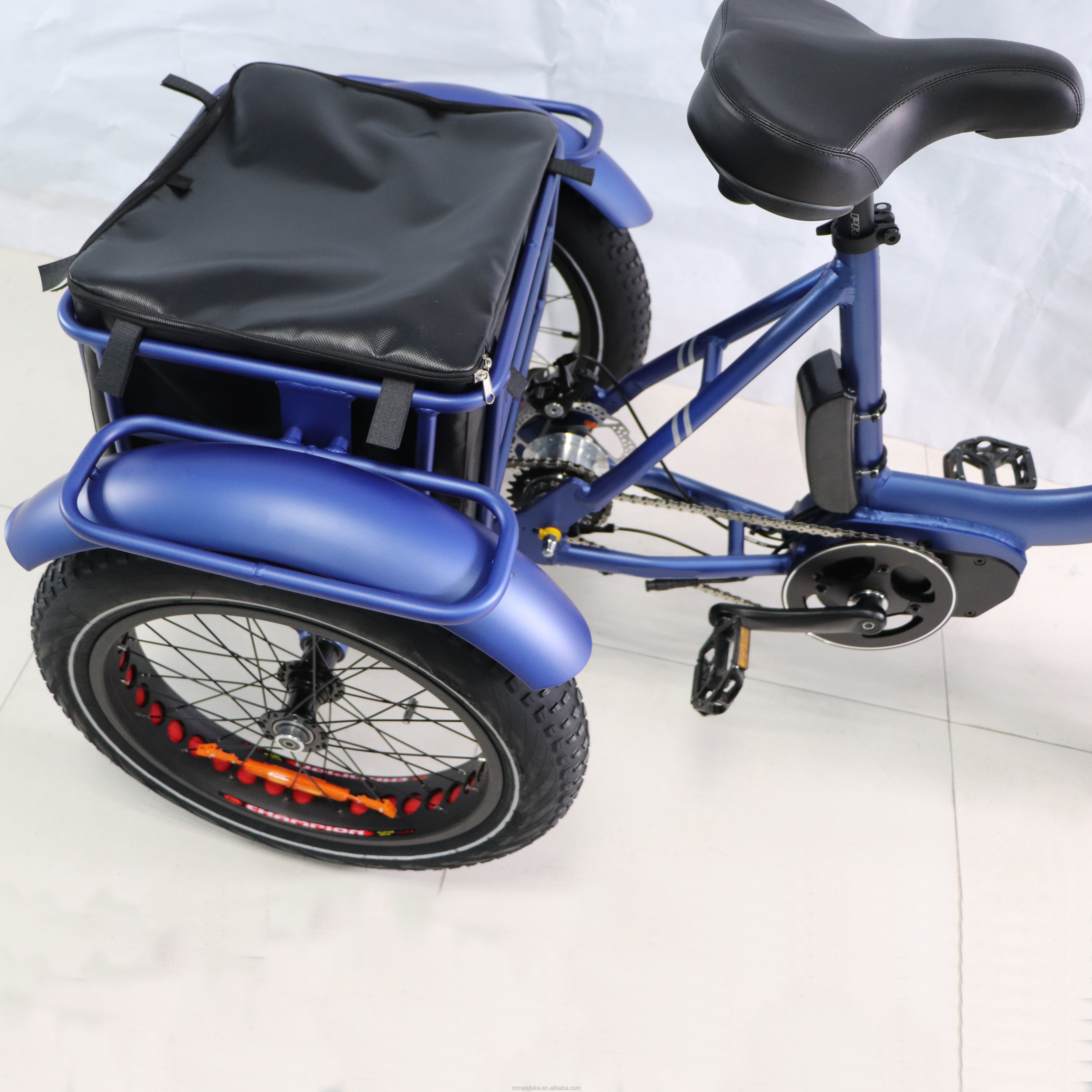 New design 20inch 3 wheel mid drive electric bike adults hot sale big tyre electric tricycle easy rider electric bike