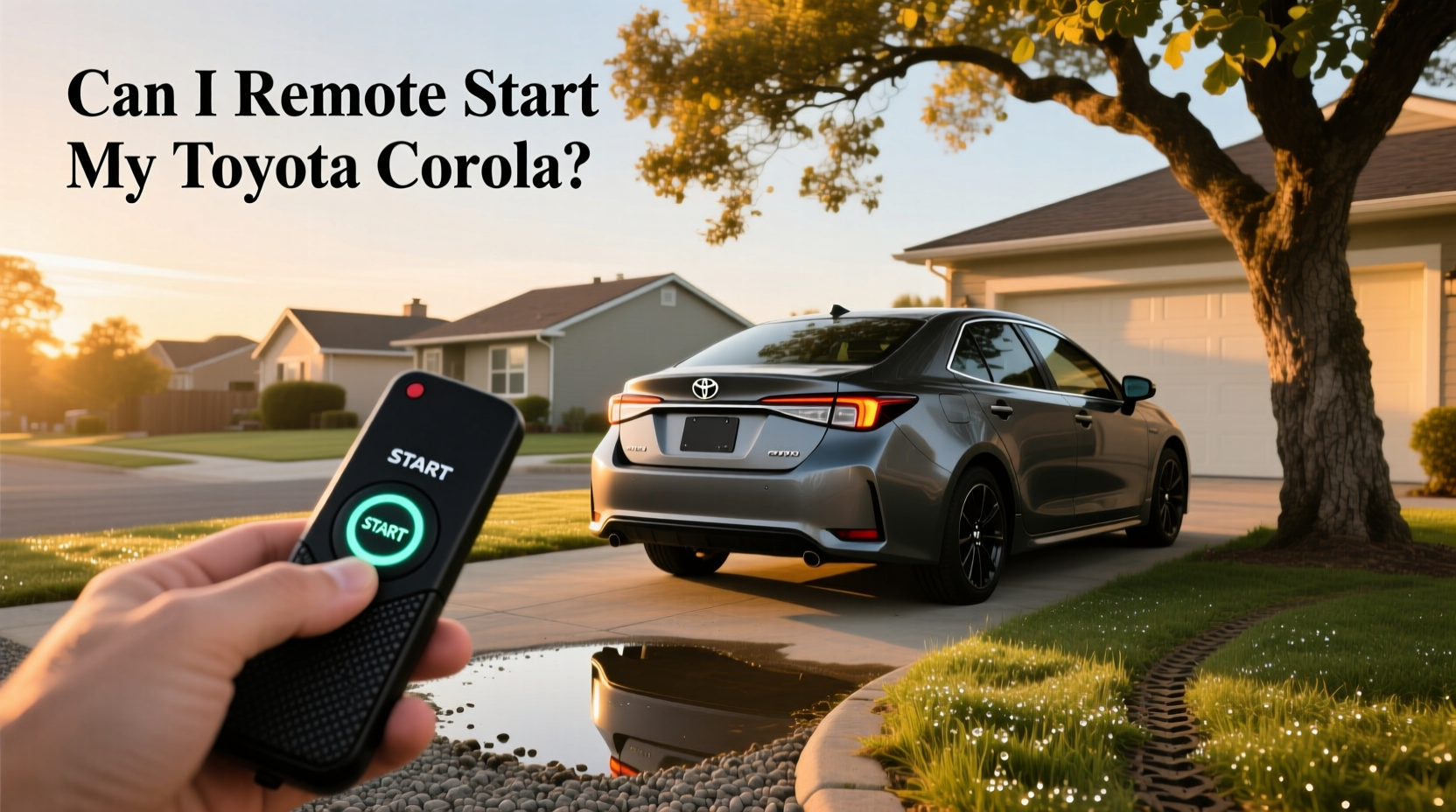 How to Choose Toyota Corolla Remote Control: Can I Remote Start My Toyota Corolla?