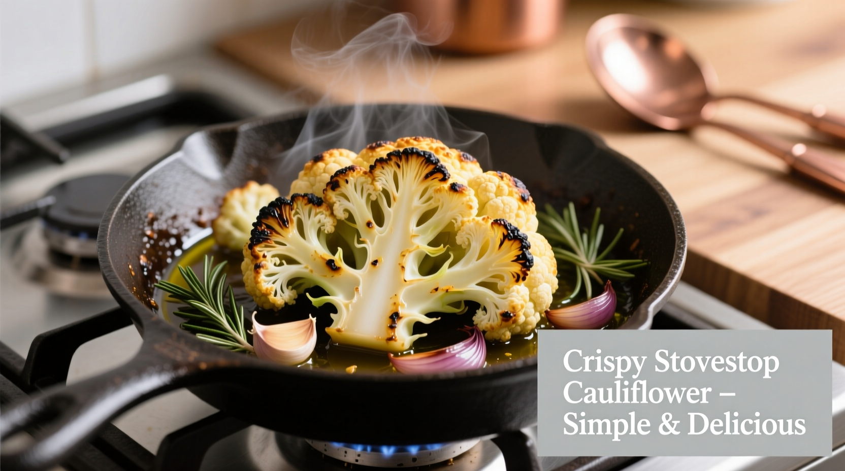 how to cook cauliflower on the stove