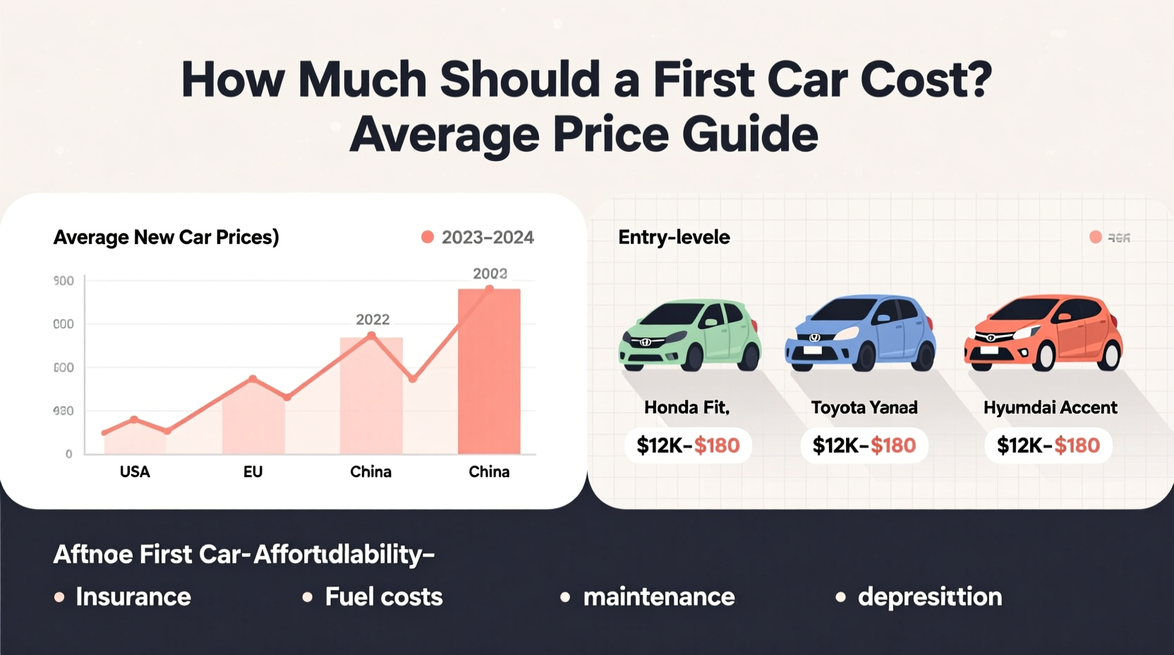how much should first car cost