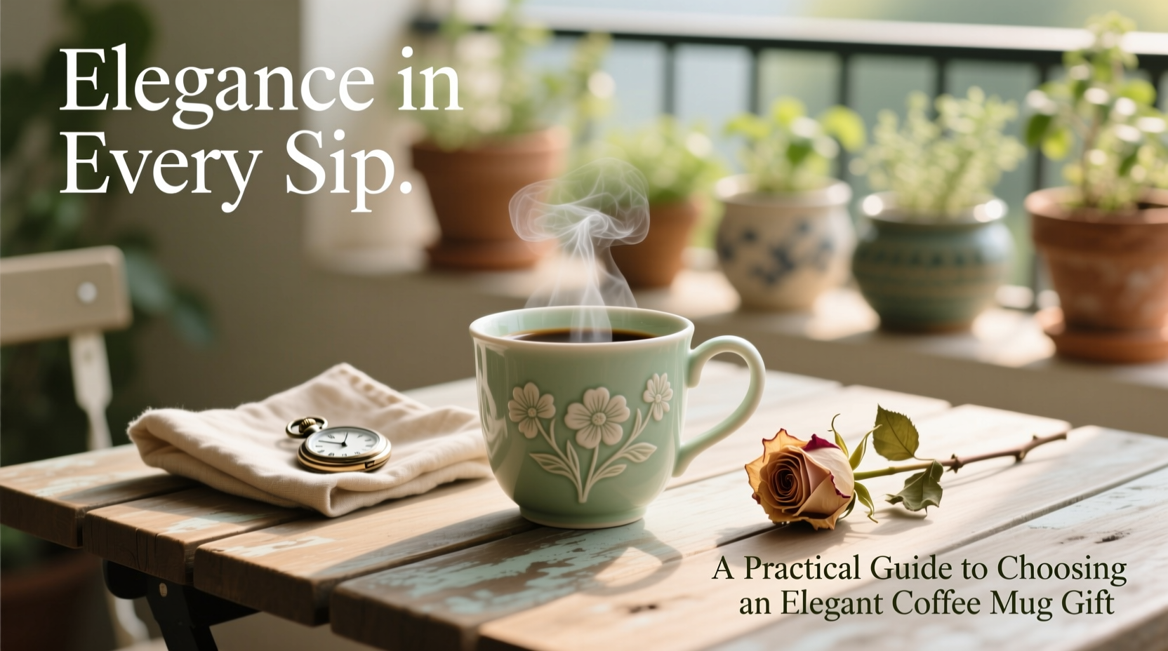 elegance in every sip a practical guide to choosing an elegant coffee mug gift