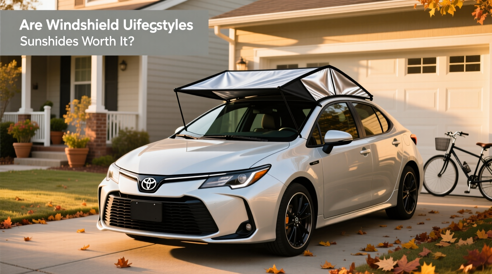 Car Windshield Sunshade Guide for Toyota Corolla Hatchback