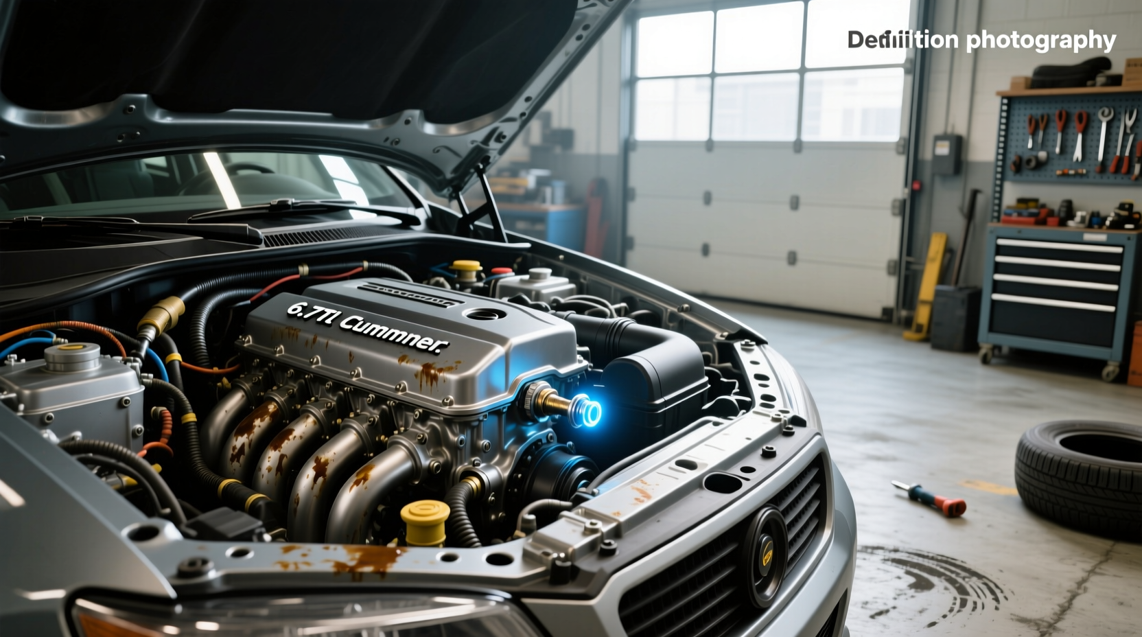 6.7 cummins oil pressure sensor location