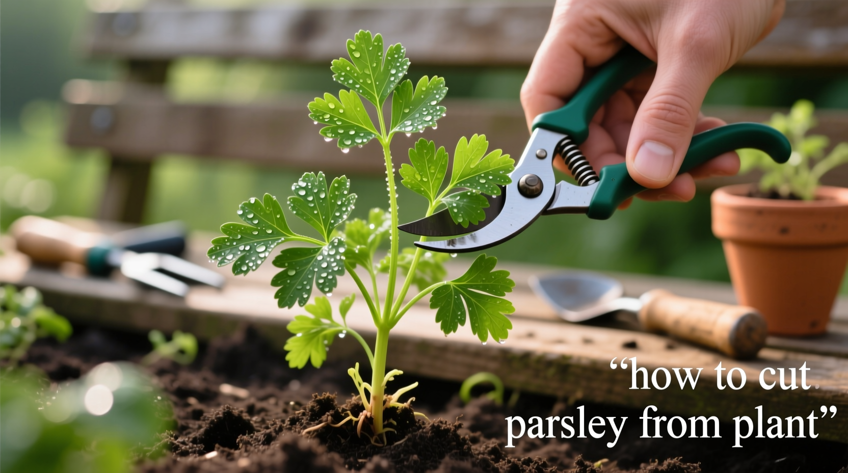 How to Cut Parsley From Plant Without Damaging It