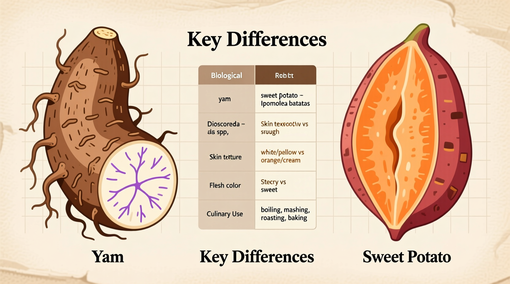 Yam vs Sweet Potato: Clearing Up the Confusion