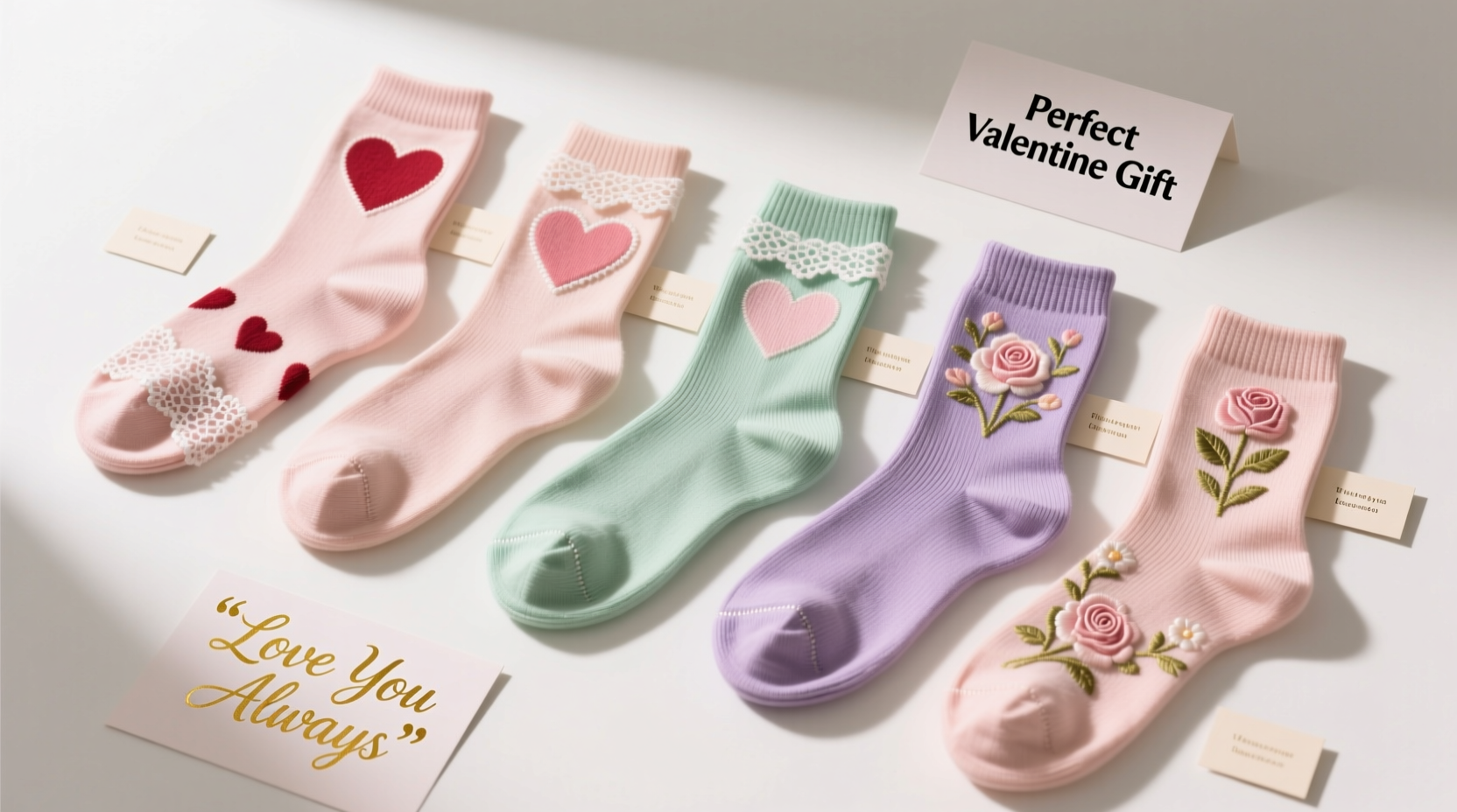 valentines day womens socks