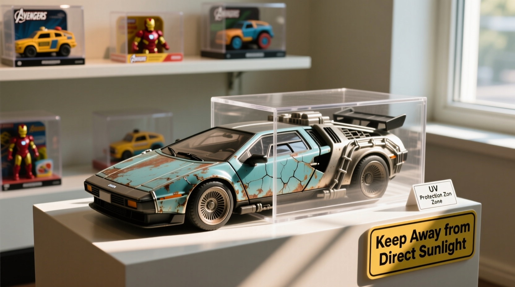 effective strategies to shield your avengers car figure from sun damage and fading