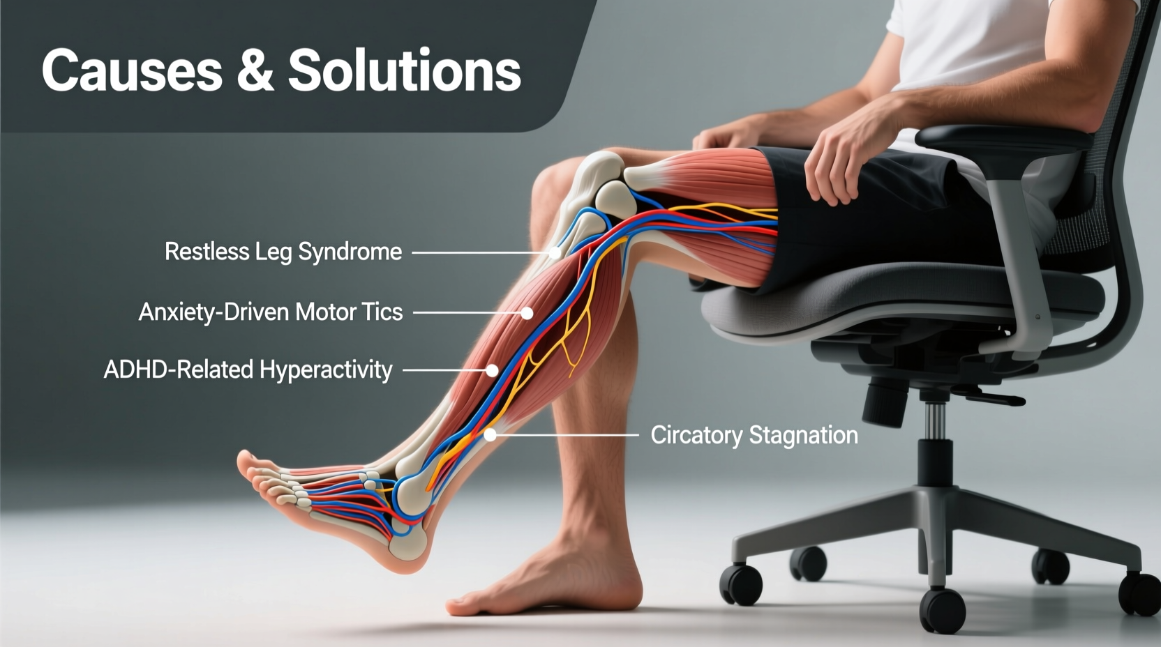 why do i bounce my leg when sitting causes solutions