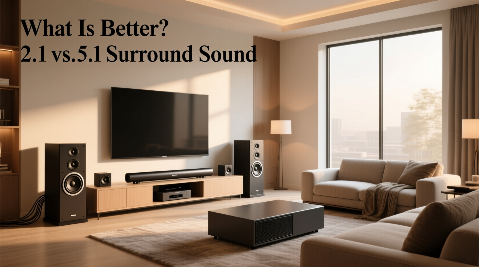 2.1 vs 5.1 home theater which fits your room use 