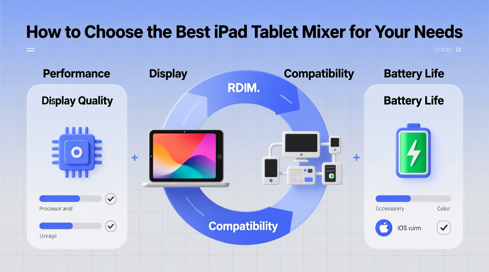 ipad tablet mixer