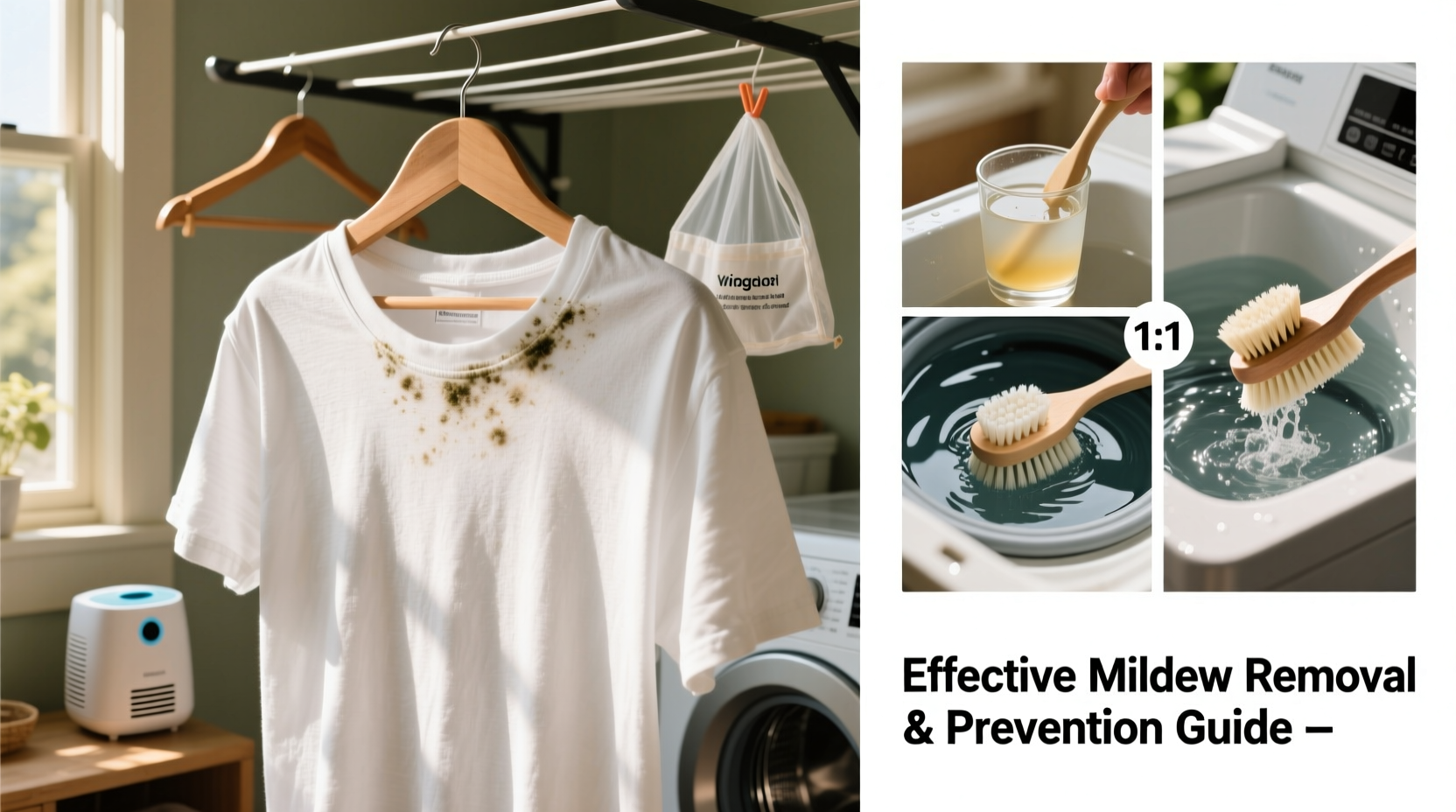 effective techniques to remove mildew from clothes and prevent it permanently