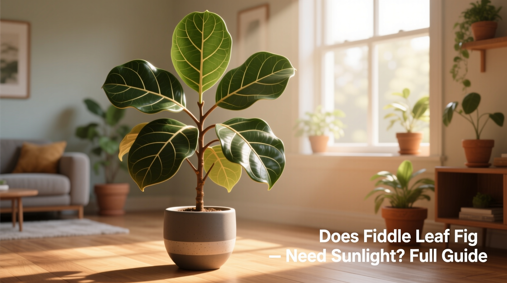 does fiddle leaf fig need sunlight