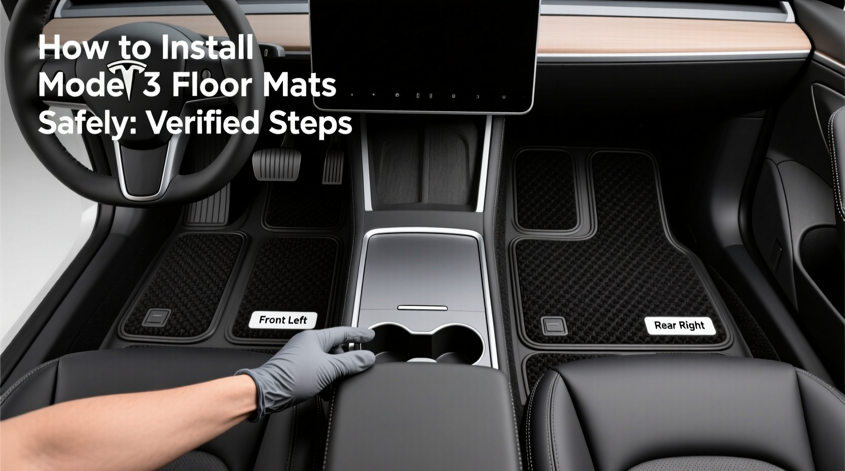 install model 3 mats safely