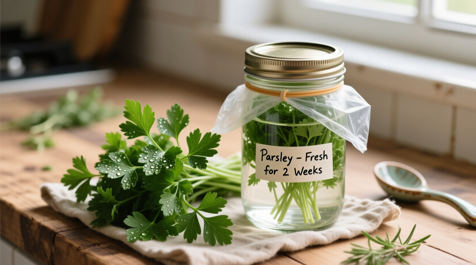 how to preserve parsley fresh
