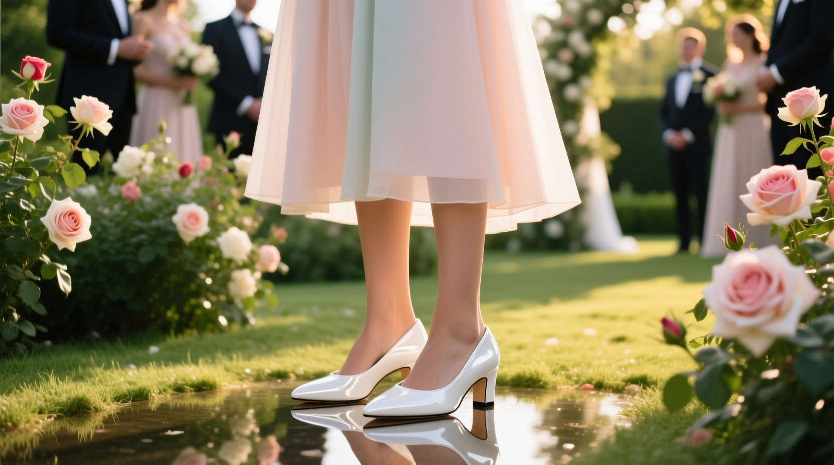 can you wear white shoes to a wedding