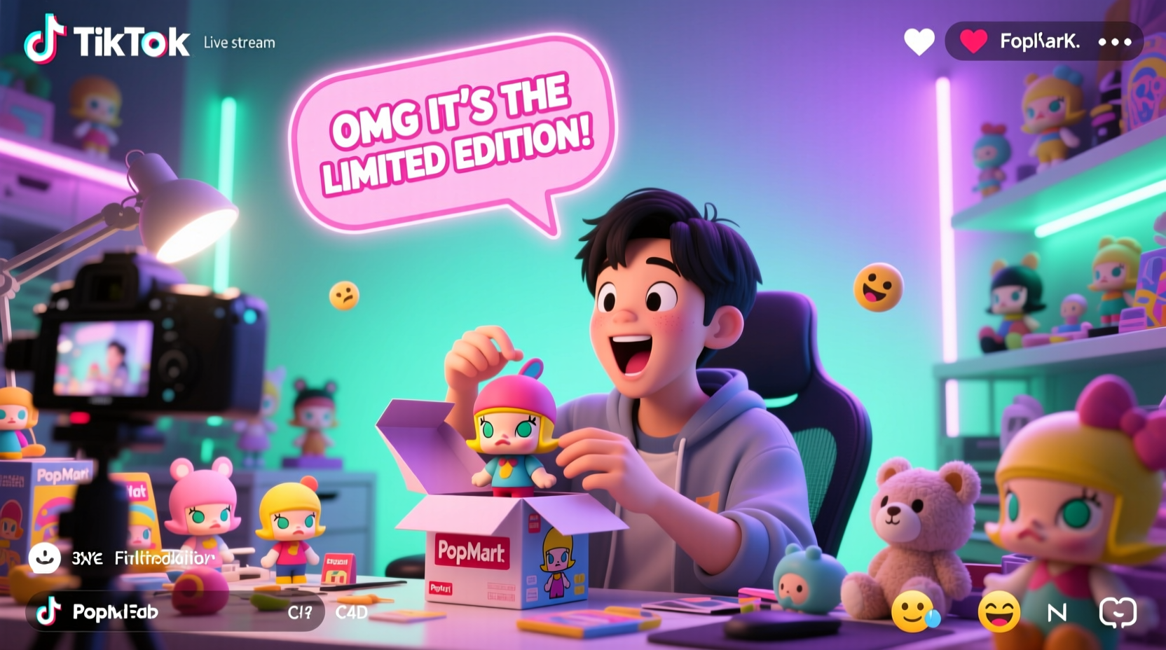 when id popmart live on tiktok