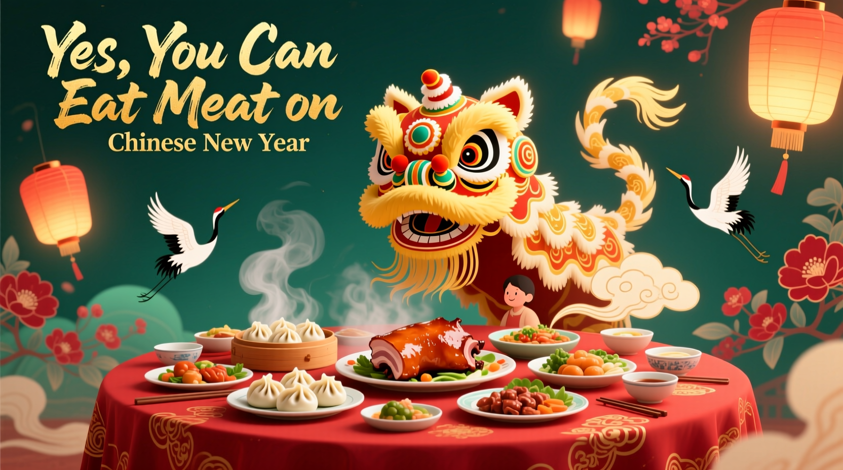 can i eat meat on chinese new year