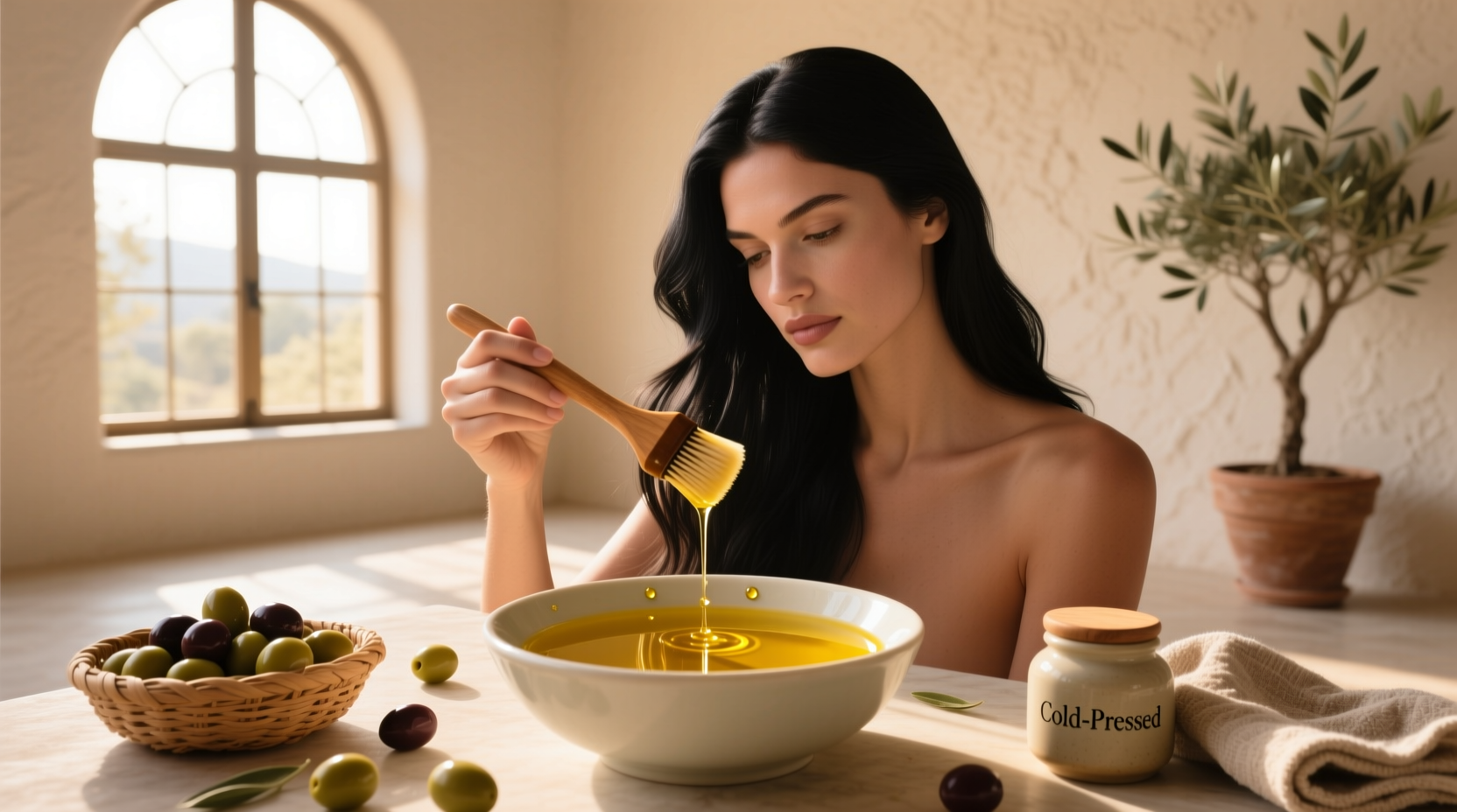 olive oil for black hair care