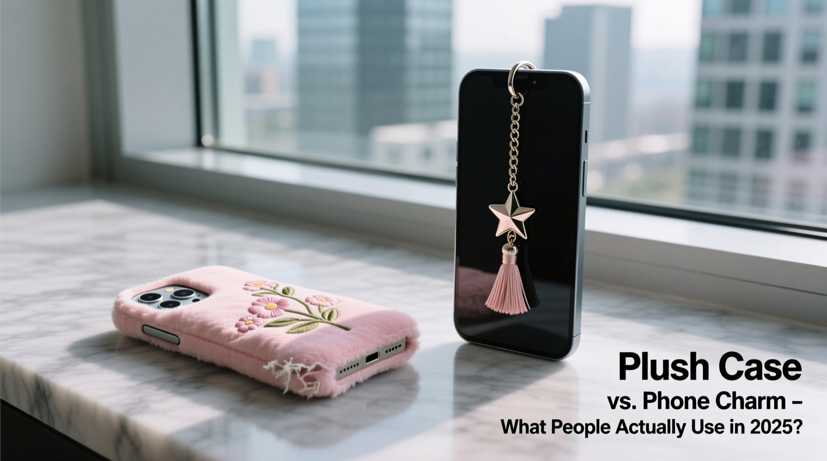 plush phone case or phone charm which one are people actually using in 2025
