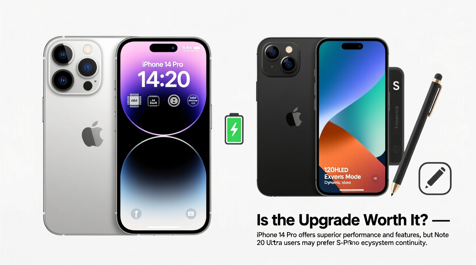 iphone 14 pro vs galaxy note 20 ultra is the upgrade worth it for note users