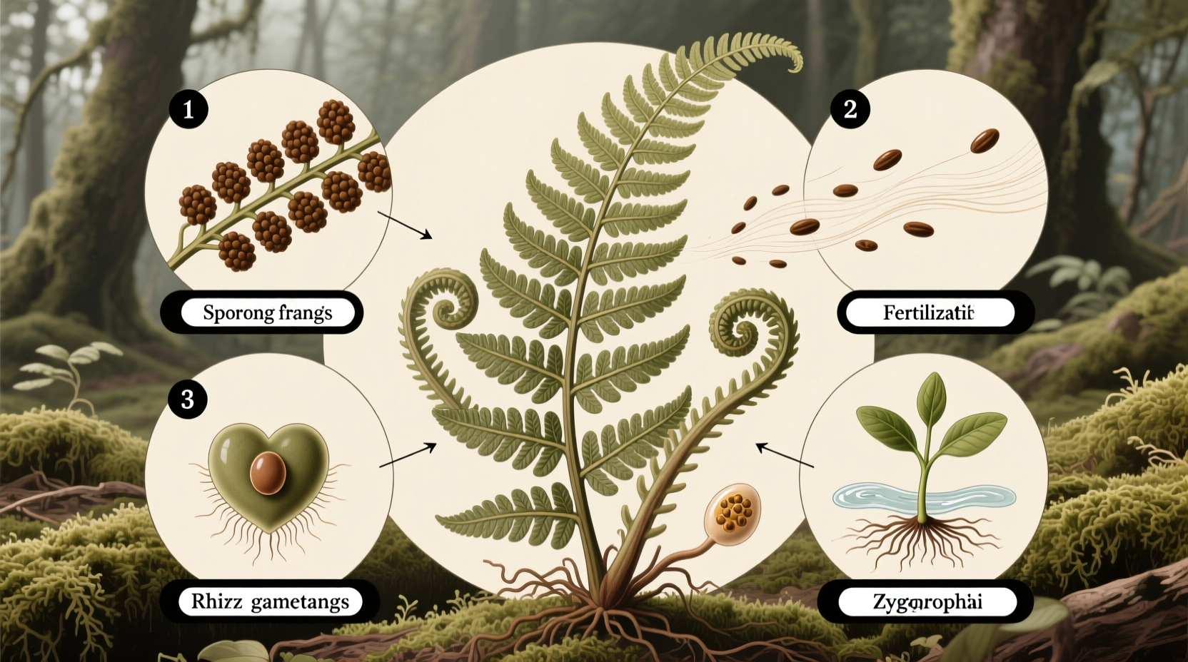 how does a fern reproduce