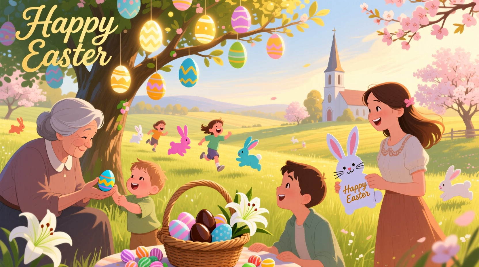 a blessed happy easter