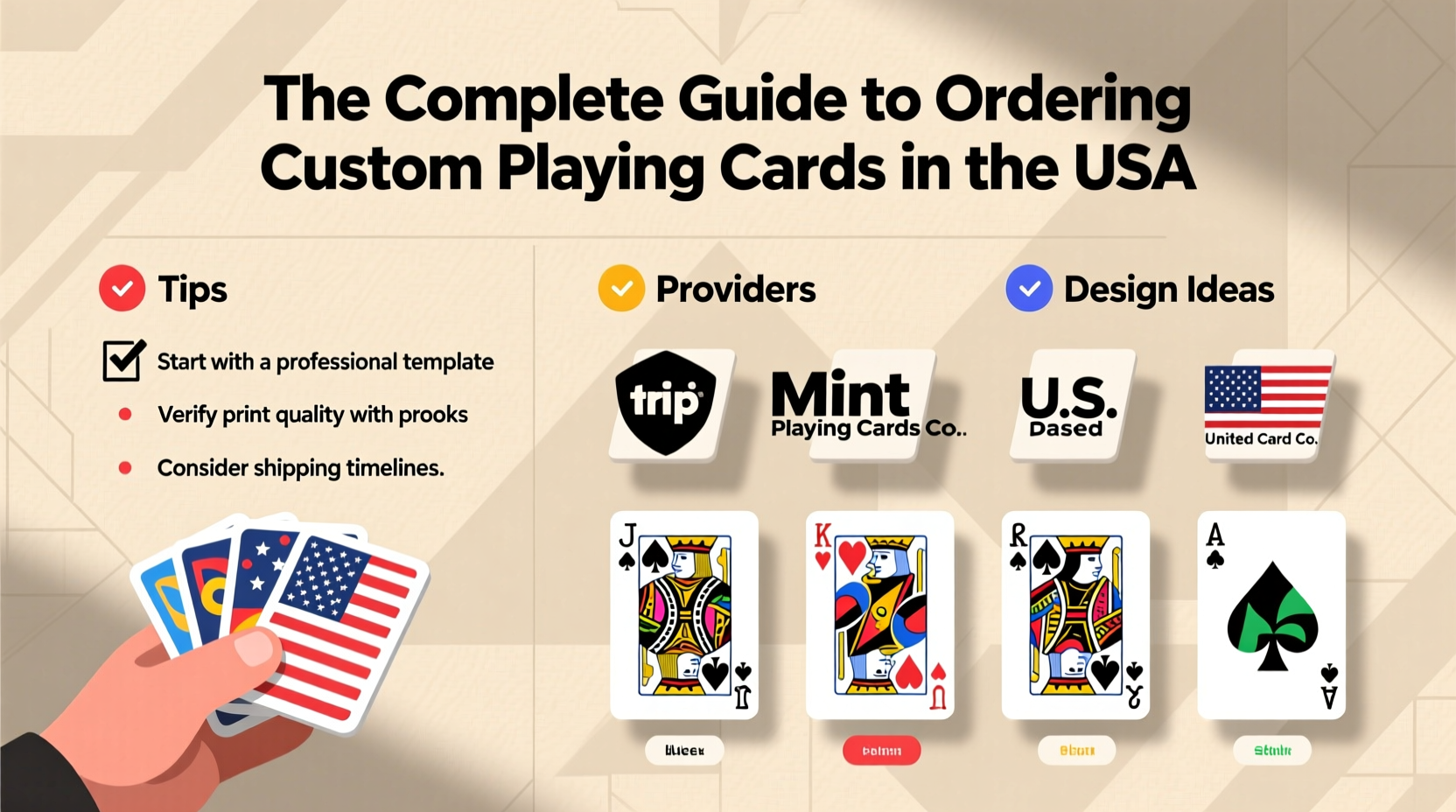 the complete guide to ordering custom playing cards in the usa tips providers and design ideas
