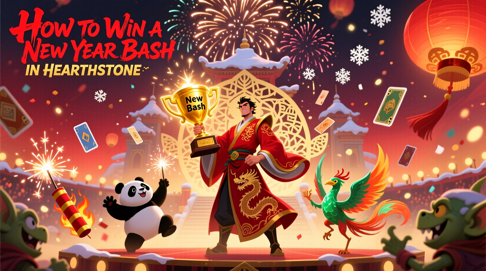 how to win a new year bash hearthstone
