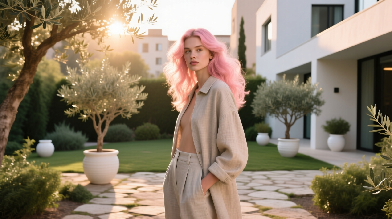 salmon pink hair guide