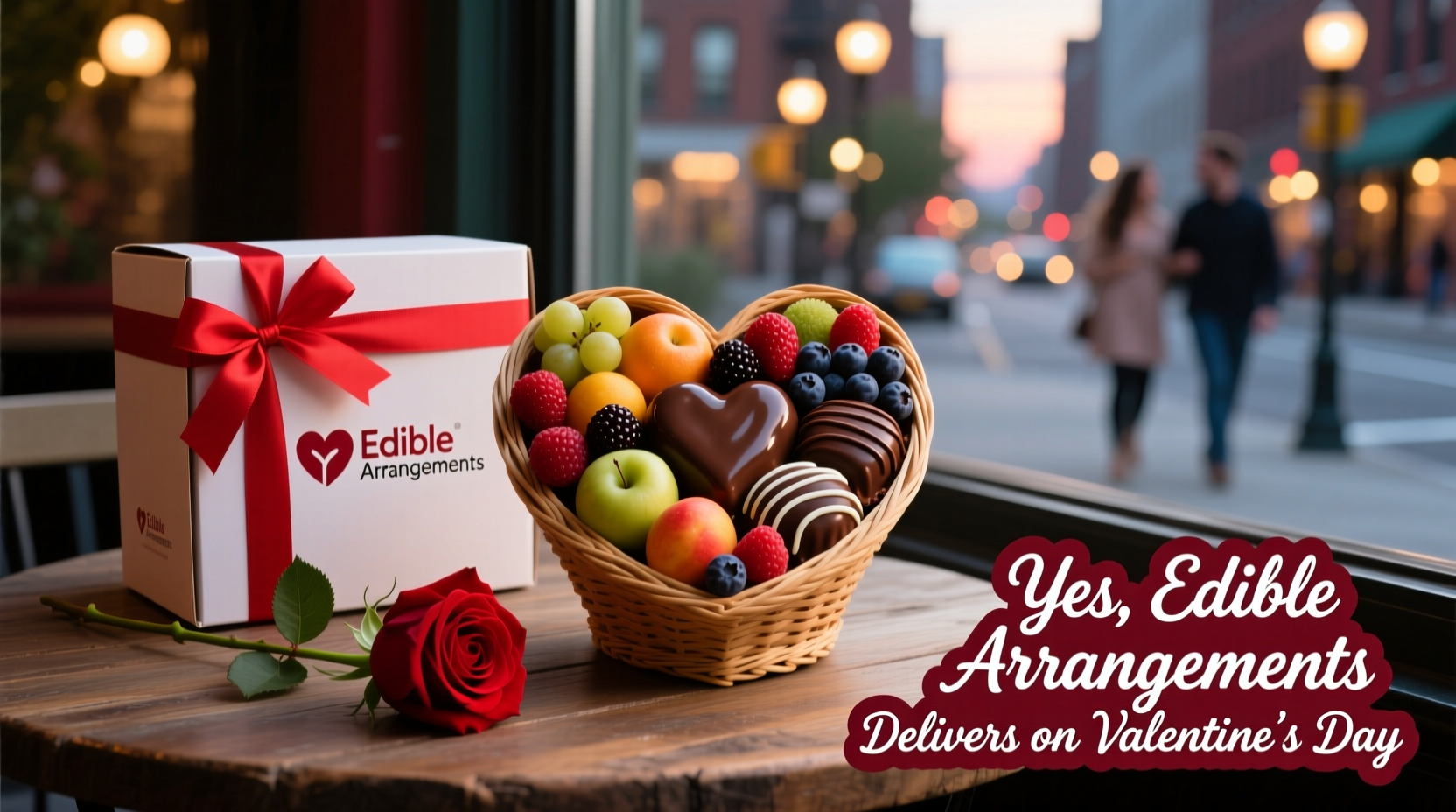Yes, Edible Arrangements Delivers on Valentine's Day
