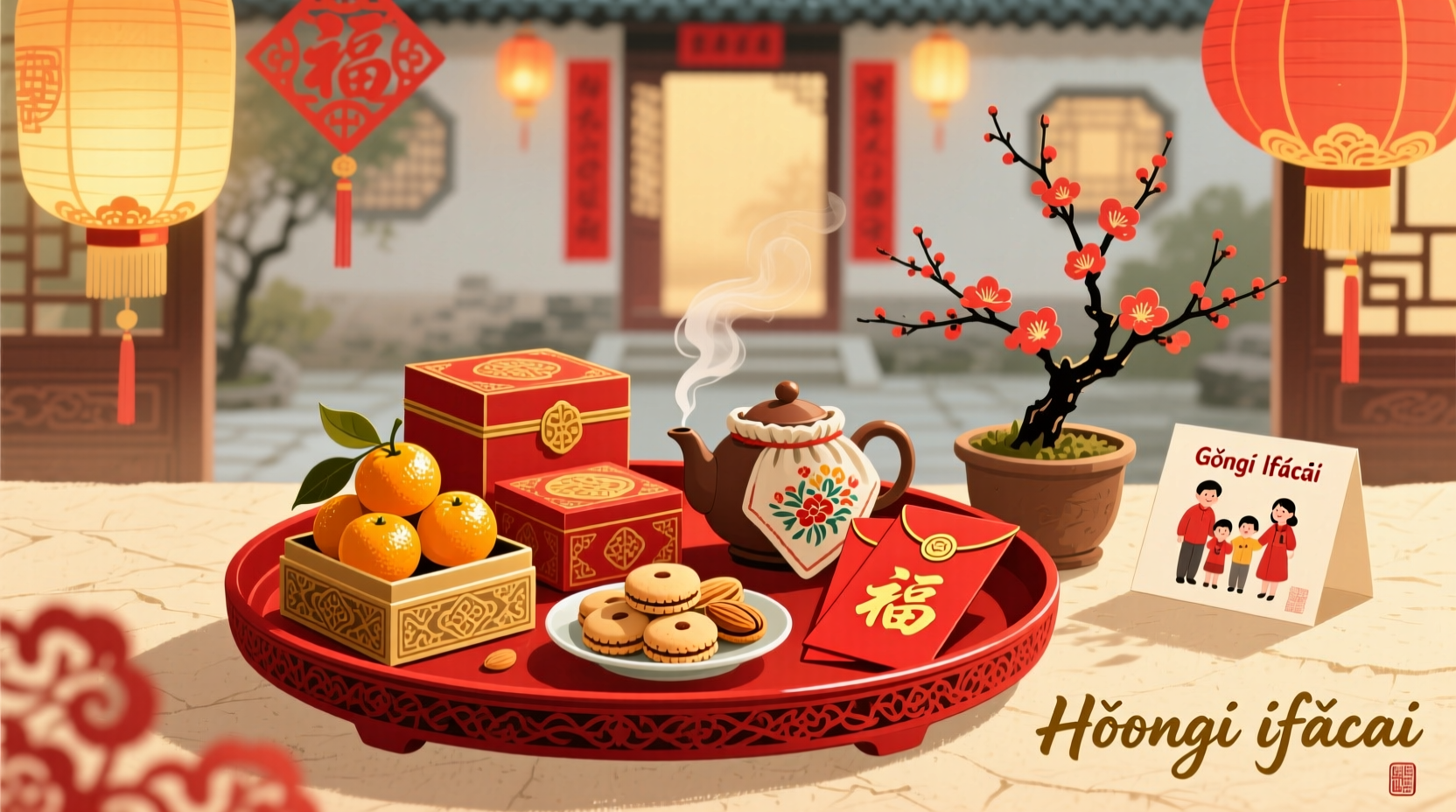 what to give neighbours for chinese new year
